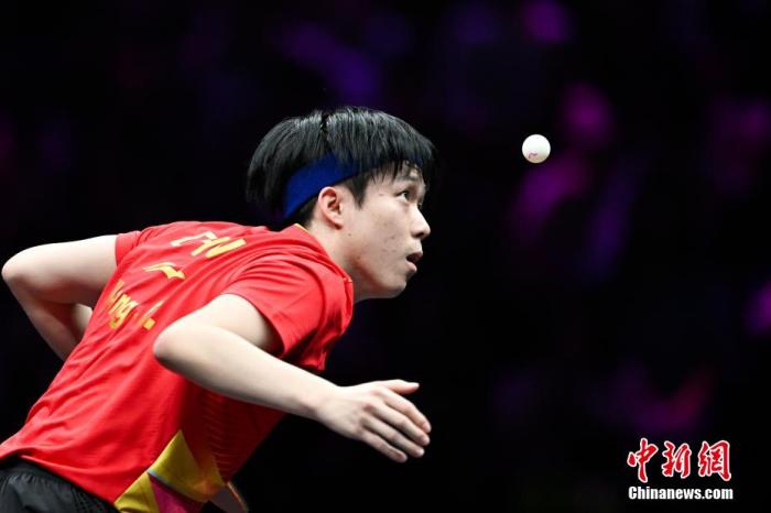 王楚钦孙颖莎力克日本组合夺混双三连冠