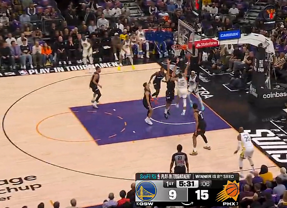 狄龙三分回应库里上篮 球员心理博弈引爆附加赛